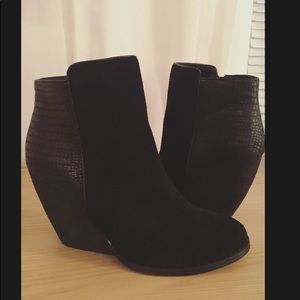 Black Suede Booties